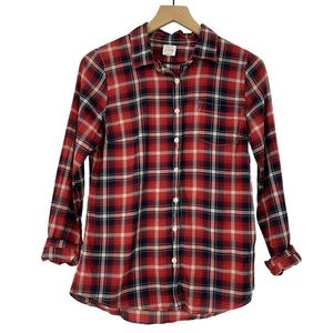 Adorable Plaid ❤️💙Button Down J. Crew